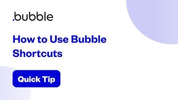 Shortcuts You Must Use When Building With Bubble | Bubble Quick Tip
