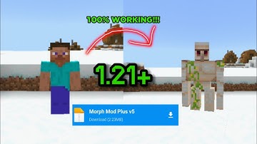 Morph Mod addon for Minecraft/MCPE (100% working) with download link🔗  #minecraft