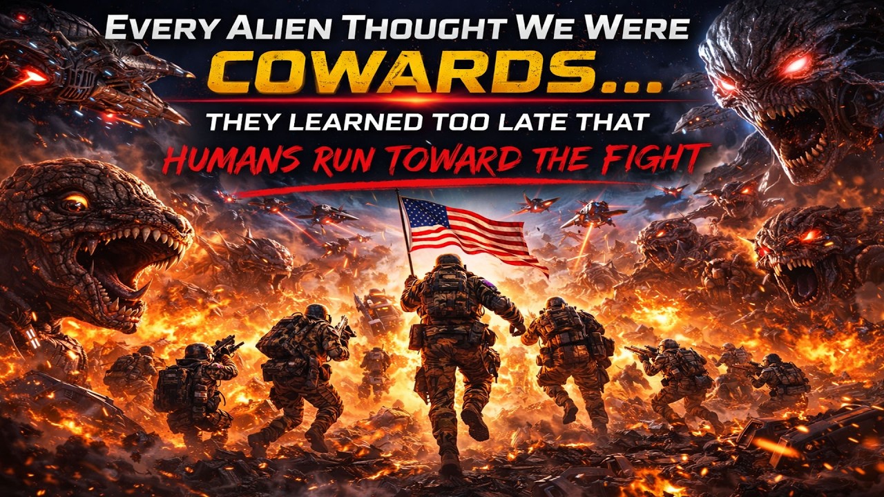 Every Alien Thought We Were Cowards.They Learned Too Late  Humans Run Toward the Fight |HFY| SCI FI