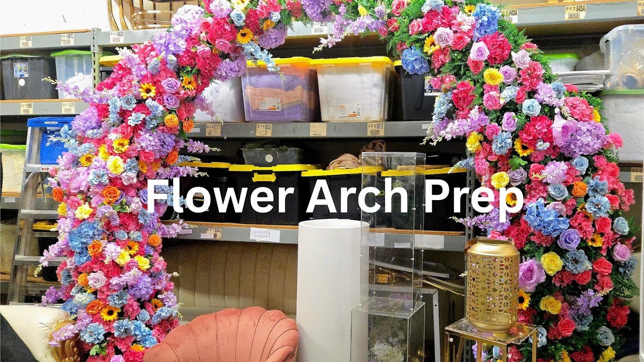Come create a flower arch with me. 