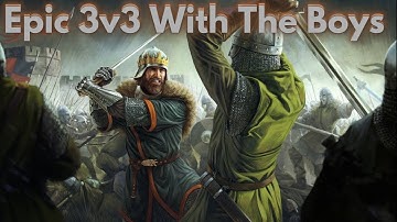 Age Of Empires 2 Xbox Console Edition 3v3 Multiplayer Gameplay -- A Battle To The End!