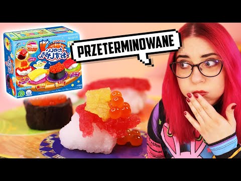 Miniaturowe SUSHI Z PROSZKU 🍣 Zestaw jedzenie DIY 👩‍🍳 Mini Japan