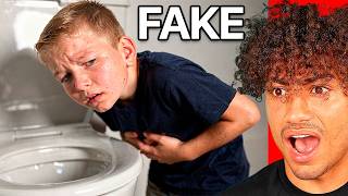 KID FAKES SICK TO SKIP TEST