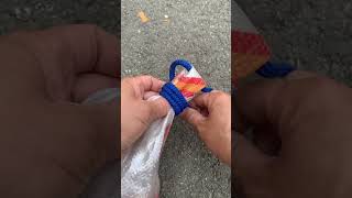 Video decomposition of practical knotting skills, knotting skills, various rope tying methods