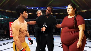 UFC 5 | Bruce Lee vs. Marcia Sad Curvy | EA Sports UFC 5