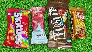 Candy ,asmr ,skittles, m&m , kinder surprises #kinder#んん #candy #カービィ #pink #asmrvideo#JiJicandyasmr