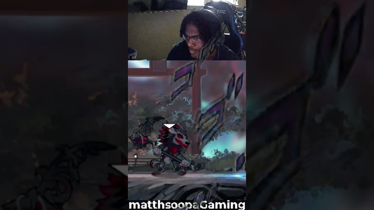 He's just standing there MENACINGLY  