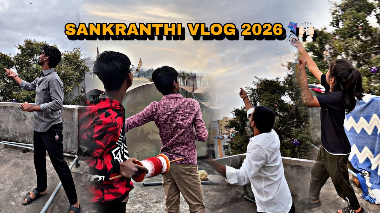 SANKRANTHI VLOG🪁🪁🧵 2026 | KAI PO CHE | DHOOLPET KITE FLYING 🪁 Unlimited Fun🔥