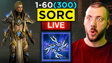 Season 10 SorcLvL Speedrun - Chain Lightning into Zoom Balls - Diablo 4 Guides