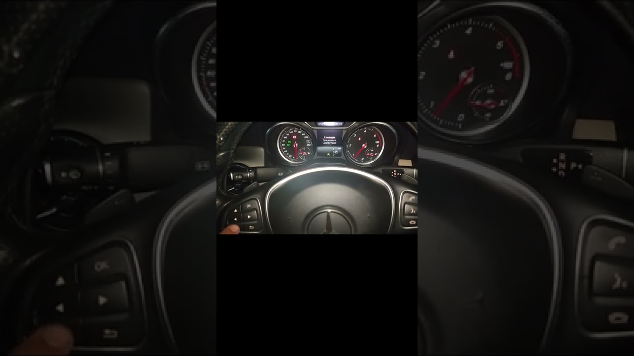 Tyre pressure reset CLA,GLA,A,B Class in Mercedes Benz