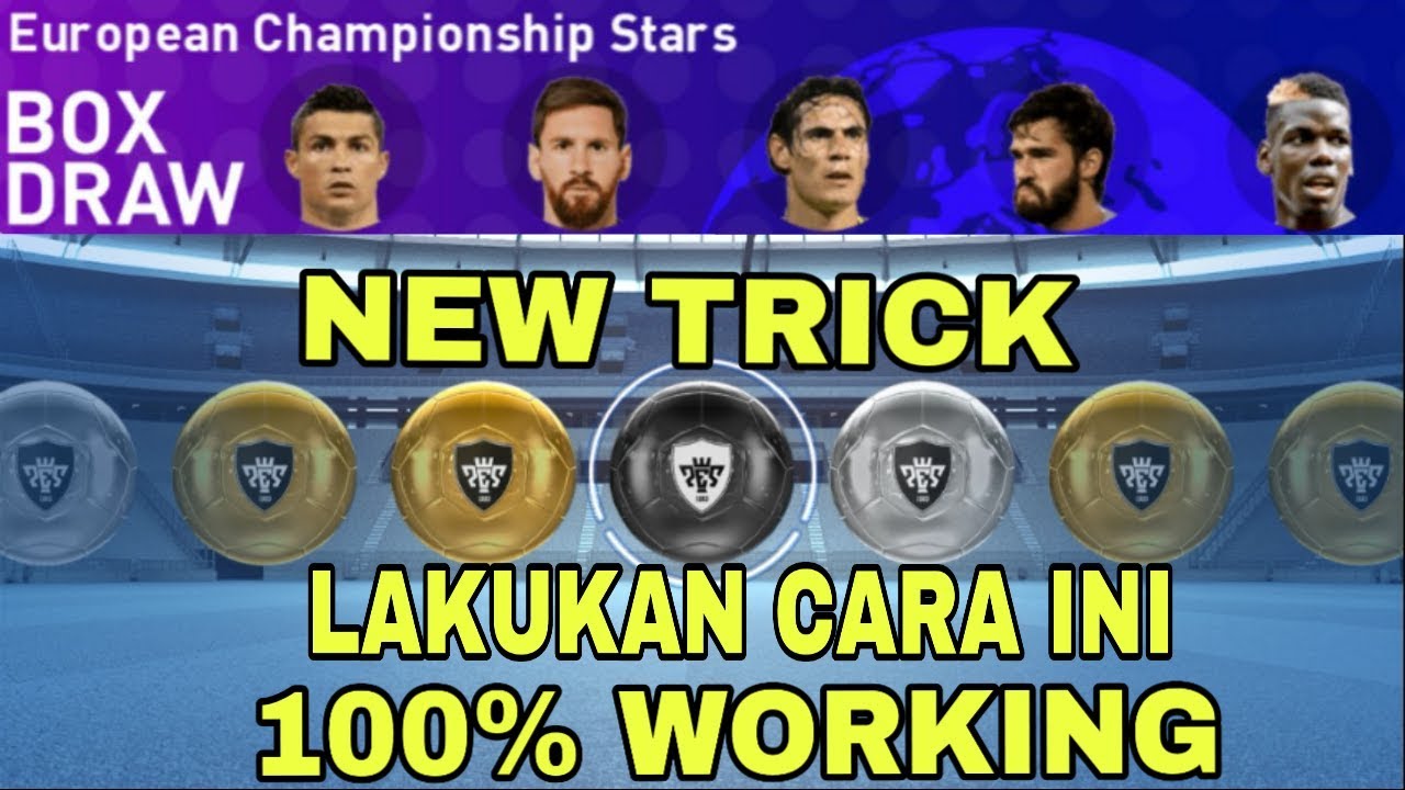EUROPEAN CHAMPIONSHIP STARS BLACK BALL TRICK - PES 2019 MOBILE