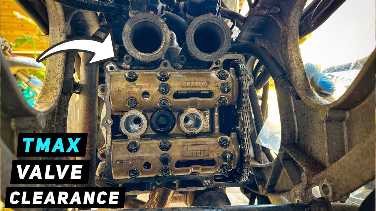 Yamaha Tmax 500 - Valve Clearance | Mitch's Scooter Stuff
