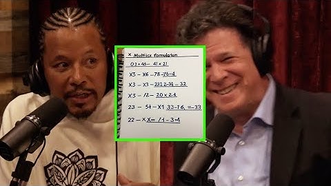 Eric Weinstein & Terrence Howard Debate One Times OneEquals Two On The Joe Rogan Podcast | Joe Rogan