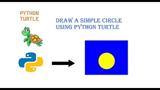 Circle shape using python turtle