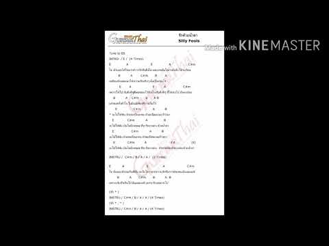 คอร์ดเพลง รักด้วยน้ำตา - Silly Fools