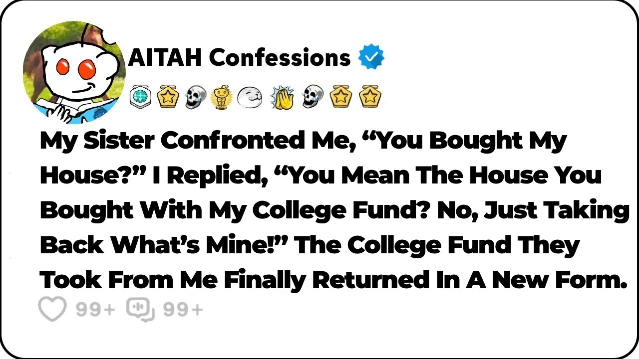 The night before my college move-in, my parents sat me down and calmly told me they’d given my entire college fund to my sister for a down payment on a house. My dad just shrugged and said,...