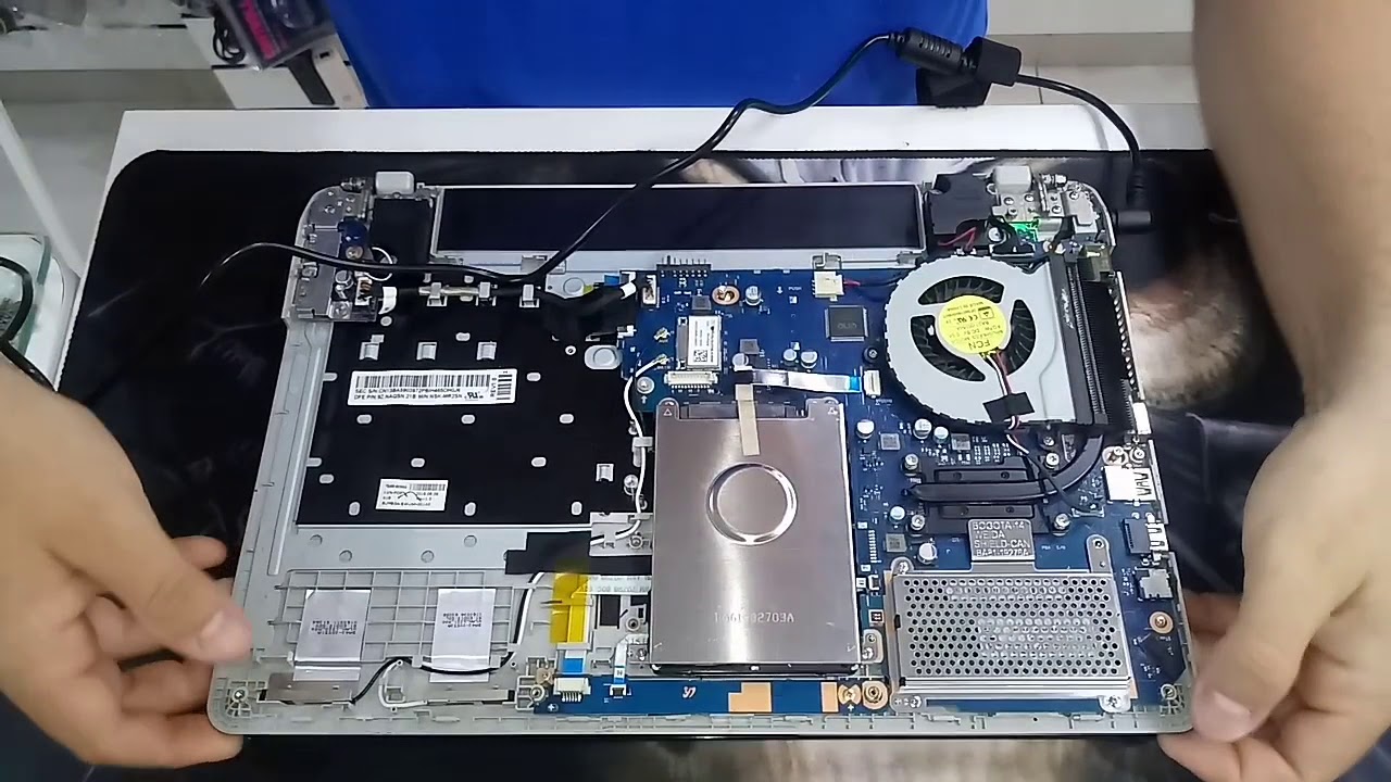 Manutenção Vortex 26 notebook samsung que caiu agua YouTube