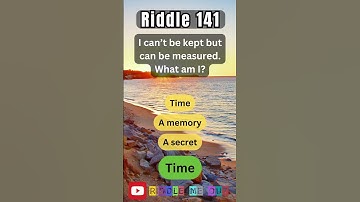 Riddle 141 | What can’t be saved? #quiz #brainyquizzes #brainteasers #facts #trivia #logicgames