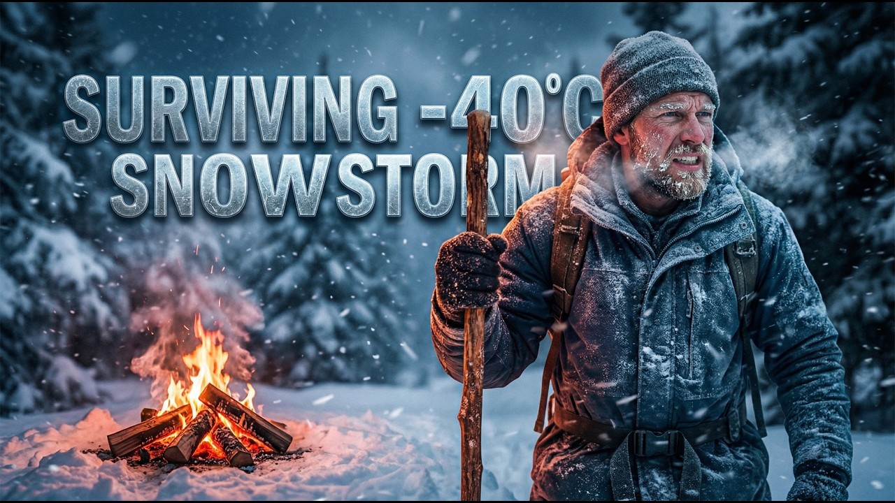 Surviving the Frozen Wild – 24 Hours Alone in Extreme Cold (-40°C ...