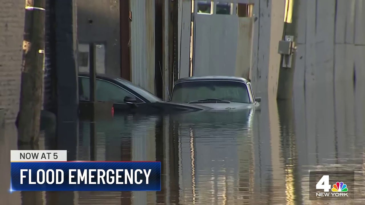 Neighborhoods in New Jersey underwater more than 24 hours after storm ...