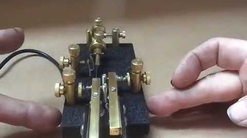 KN4YB Double Lever Inline bug key KN4YB.COM