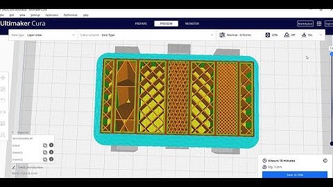 Creating Variable Infill within a Single Part using Cura