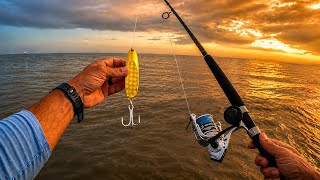 Casting BIG Spoons During a Sunset Bite! (New PB)