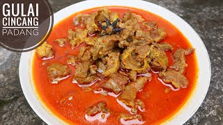 RESEP GULAI CINCANG PADANG | GULAI CINCANG RUMAH MAKAN PADANG MIRIP BANGET