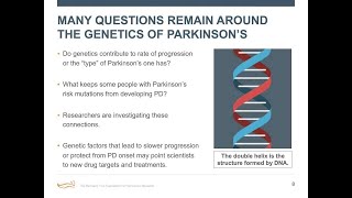 Webinar: "How Much of Parkinson's Is Genetic?" February 2015