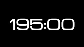 190 Minute Countdown Timer / NO SOUND