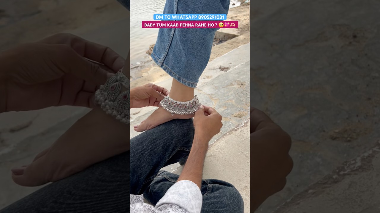 🌸beautiful silver payal 🌸🥰☺️ with 67% off 