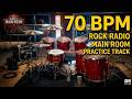 Drum Loop Rock Radio 70 BPM - "Main Room" Series (10 Minutes Practice Track)