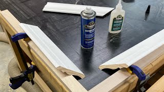 Sharing our process for preassembling crown molding for our cabinetry projects. by Carpentry Plus  541 views 1 year ago 1 minute, 27 seconds