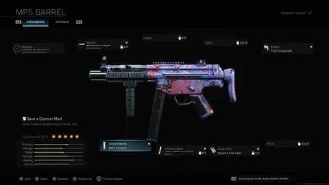 THE BEST "MP5" BARREL CLASS SETUP IN MODERN WARFARE.. (BEST MP5 BARREL CLASS SETUP COD MW)