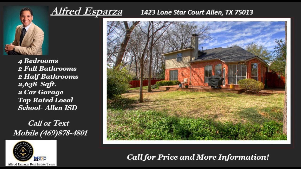 4 bedroom homes in the Twin Creeks Allen ISD