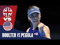 Highlights – Katie Boulter v Jessica Pegula | GB v USA – Billie Jean King Cup Semi-Finals 2025 | LTA