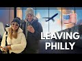 Goodbye America 👋🏼 🇺🇸  Flying from Philadelphia to London!