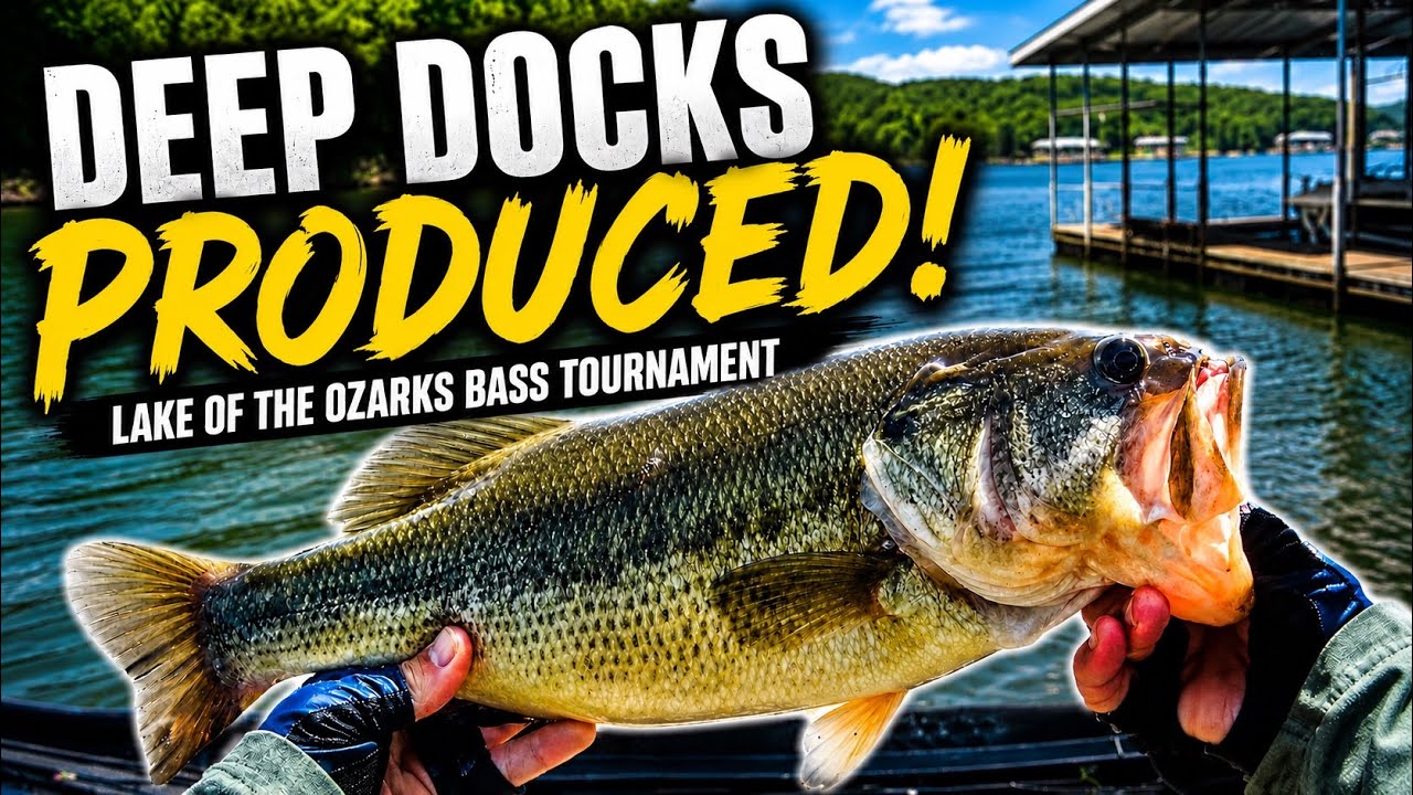 Deep Dock Bite Produced! | Lake of the Ozarks Bass Tournament