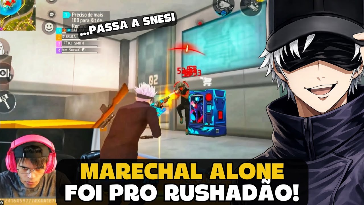 Марешал бросился в атаку и зачистил всю карту в рейтинговом режиме! Free Fire - лучшие моменты иг...