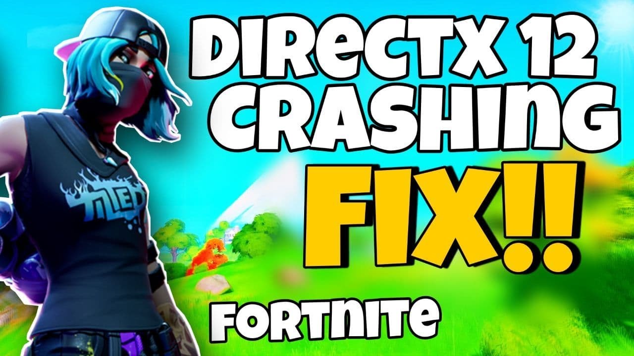 How to fix directx 12 crashing in fortnite | directx 12 freezing in fortnite