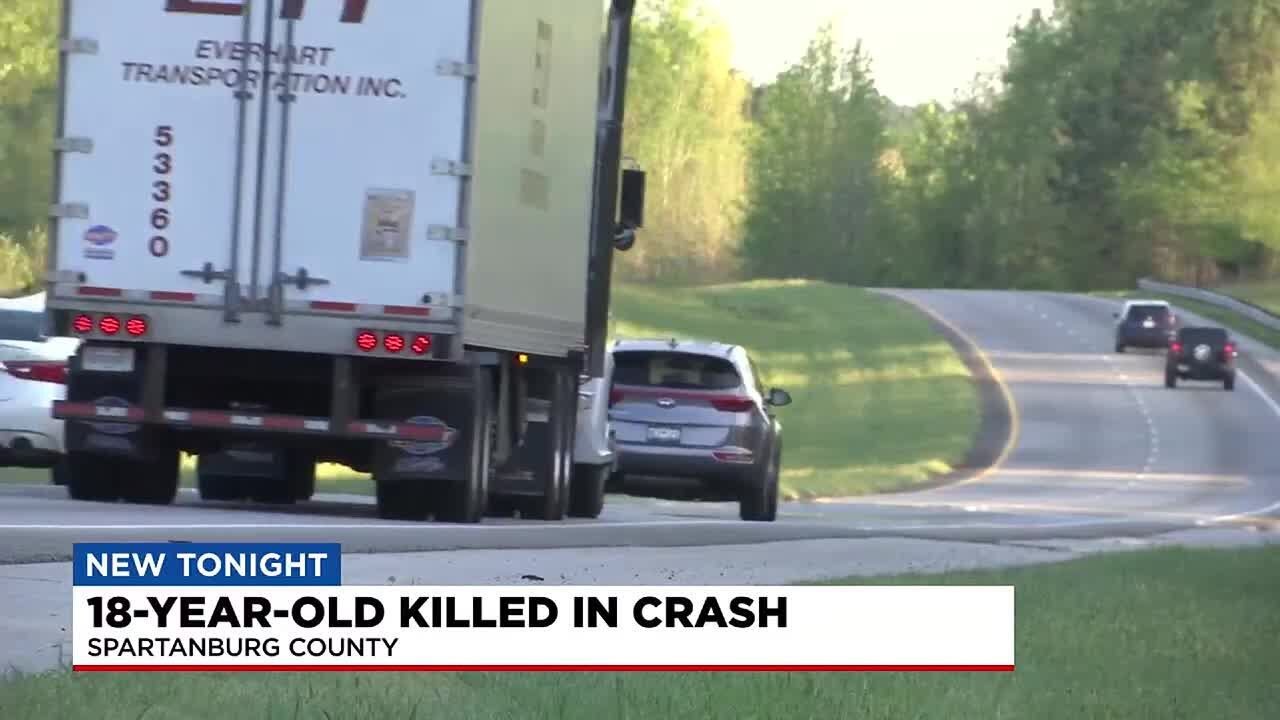 Coroner identifies teen killed during crash in Spartanburg County - YouTube