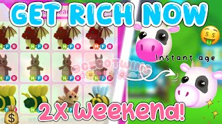 How to GET RICH During Adopt Me’s 2x WEEKEND! Its Cxco Twins