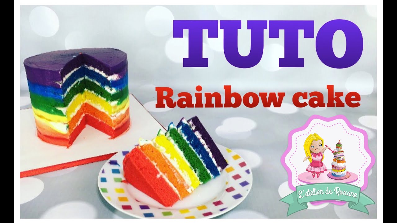 Rainbow cake licorne - Recette de gâteau