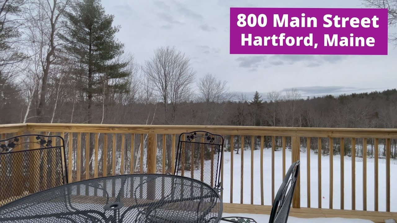 800 Main St, Hartford, Maine YouTube