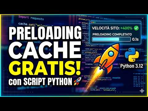 Come fare il preloading della cache gratis con uno script #Python