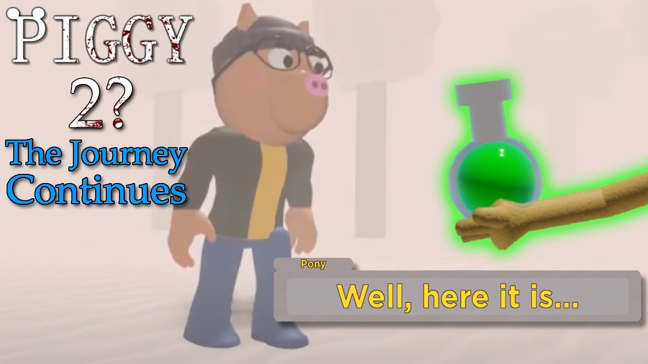 Roblox Piggy 2 Pony Found The Cure Youtube - pony piggy roblox book 2