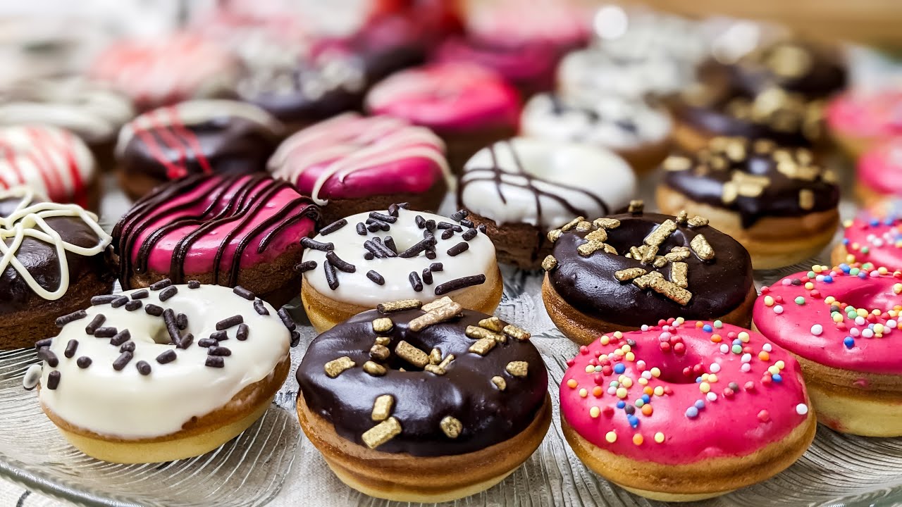 Americke Mini Krofnice 🍩😋 Mini Donuts - LIDL Silvercrest Donut/Waffle Maker - Two Easy Recipes
