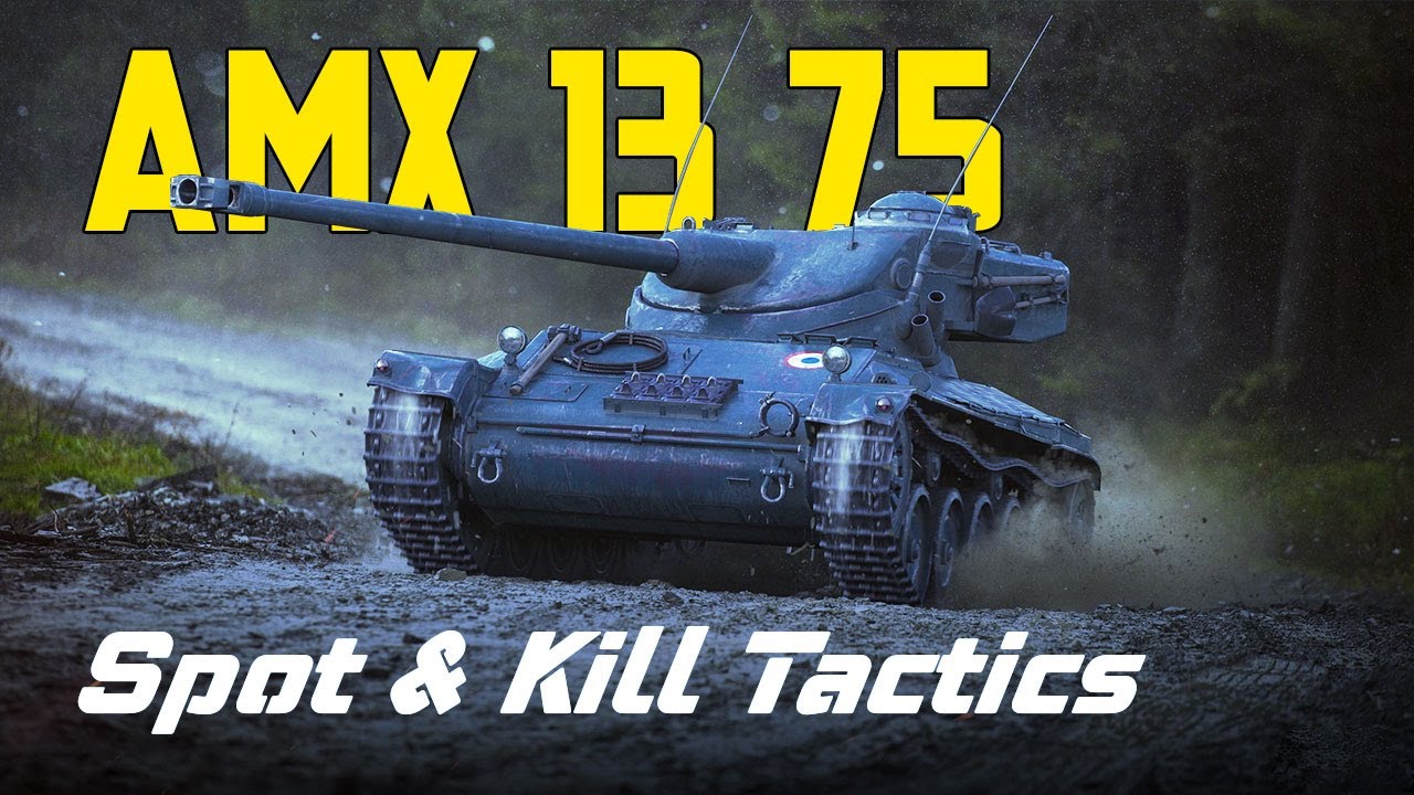AMX 13 75 - Spot & Killing Tactics - World of Tanks (WOT) - TrueManFly