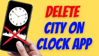 How To Delete a city On iPhone Clock App screenshot 5