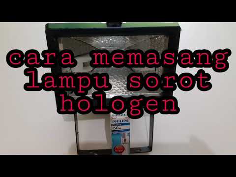 Video: Lampu Sorot Halogen: Model Dengan Lampu Halogen 150-500 W Dan 1000-1500 W, Lampu Sorot Luar Dan Dalaman Berkuasa Tinggi, Perbandingan Dengan Lampu Sorot LED